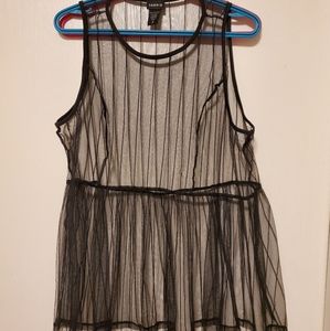 Torrid Sheer Babydoll Tank